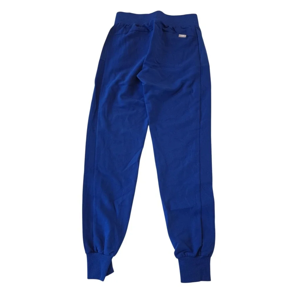 FIGS Women's‎ Boston Slim Jogger Scrub Pants XXS Electric Blue Drawstring NWT